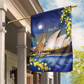 Kangaroo Australia Personalised Garden Flag Aussie Pride Golden Wattle Sydney Opera House