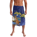 Kangaroo Australia Personalised Lavalava Aussie Pride Golden Wattle Sydney Opera House