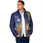 Kangaroo Australia Personalised Padded Jacket Aussie Pride Golden Wattle Sydney Opera House