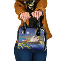 Kangaroo Australia Personalised Shoulder Handbag Aussie Pride Golden Wattle Sydney Opera House