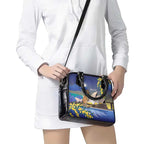 Kangaroo Australia Personalised Shoulder Handbag Aussie Pride Golden Wattle Sydney Opera House