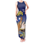 Kangaroo Australia Personalised Tank Maxi Dress Aussie Pride Golden Wattle Sydney Opera House