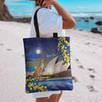Kangaroo Australia Personalised Tote Bag Aussie Pride Golden Wattle Sydney Opera House