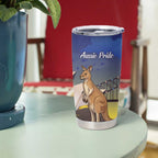 Kangaroo Australia Personalised Tumbler Cup Aussie Pride Golden Wattle Sydney Opera House