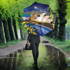 Kangaroo Australia Personalised Umbrella Aussie Pride Golden Wattle Sydney Opera House