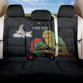 New Zealand Kakapo Matariki Personalised Back Car Seat Cover Pohutukawa Flower Galaxy Maori Pattern