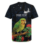 New Zealand Kakapo Matariki Personalised Rugby Jersey Pohutukawa Flower Galaxy Maori Pattern