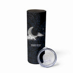 New Zealand Kakapo Matariki Personalised Skinny Tumbler Pohutukawa Flower Galaxy Maori Pattern