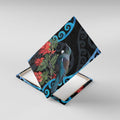 Tui Bird Kakabeak New Zealand Canvas Wall Art Clianthus Galaxy Maori Koru Pattern