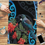 Tui Bird Kakabeak New Zealand Puzzle Clianthus Galaxy Maori Koru Pattern