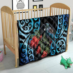 Tui Bird Kakabeak New Zealand Quilt Clianthus Galaxy Maori Koru Pattern