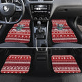 Australia Christmas In July Car Mats Koala Santa Skiing Red Color