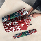 Australia Christmas In July Umbrella Koala Santa Skiing Red Color