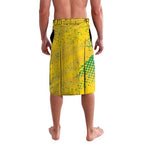 Koala Australia Personalised Lavalava Aussie Map National Color Grunge Pattern