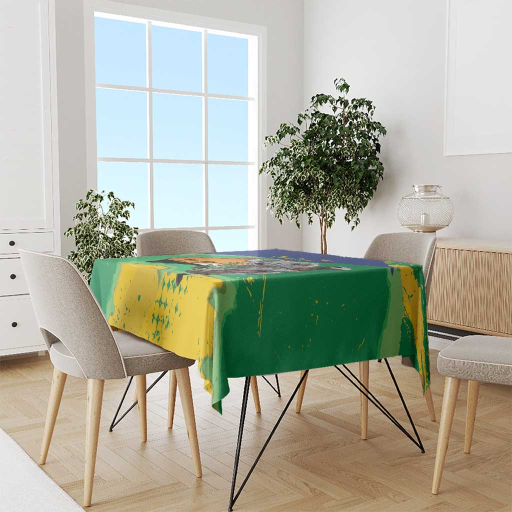 Koala Australia Personalised Tablecloth Aussie Map National Color Grunge Pattern