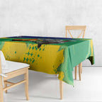 Koala Australia Personalised Tablecloth Aussie Map National Color Grunge Pattern