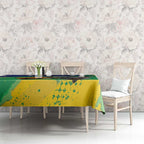 Koala Australia Personalised Tablecloth Aussie Map National Color Grunge Pattern