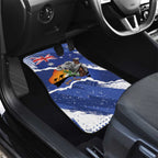Koala Australia Personalised Car Mats Aussie Map Flag Color Grunge Pattern