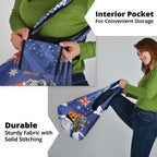Koala Australia Personalised Grocery Bag Aussie Map Flag Color Grunge Pattern