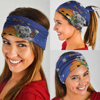 Koala Australia Personalised Neck Gaiter Aussie Map Flag Color Grunge Pattern