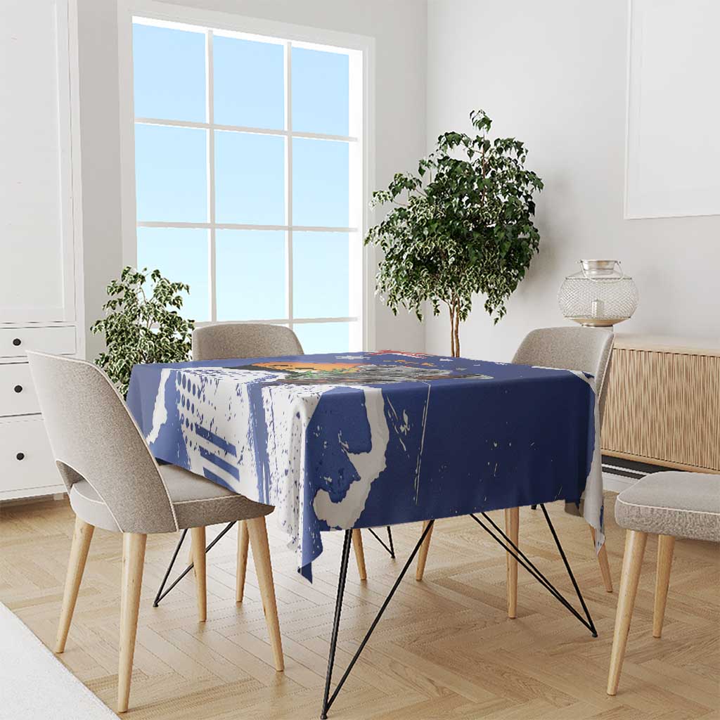 Koala Australia Personalised Tablecloth Aussie Map Flag Color Grunge Pattern