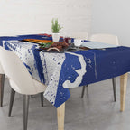 Koala Australia Personalised Tablecloth Aussie Map Flag Color Grunge Pattern