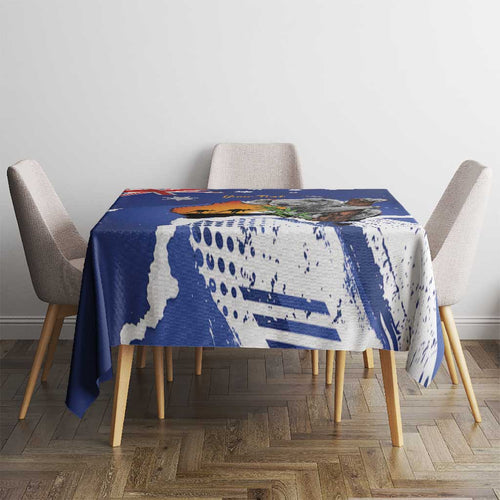 Koala Australia Personalised Tablecloth Aussie Map Flag Color Grunge Pattern