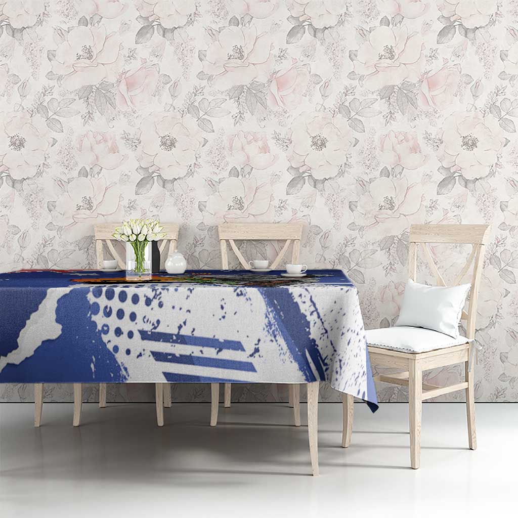 Koala Australia Personalised Tablecloth Aussie Map Flag Color Grunge Pattern