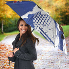 Koala Australia Personalised Umbrella Aussie Map Flag Color Grunge Pattern