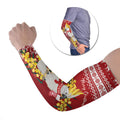 Australia Sulphur-crested Cockatoo Christmas Personalised Arm Sleeves Aussie Golden Wattle Merry Xmas