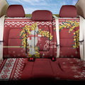 Australia Sulphur-crested Cockatoo Christmas Back Car Seat Cover Aussie Golden Wattle Merry Xmas