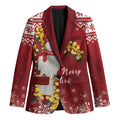 Australia Sulphur-crested Cockatoo Christmas Personalised Blazer Aussie Golden Wattle Merry Xmas