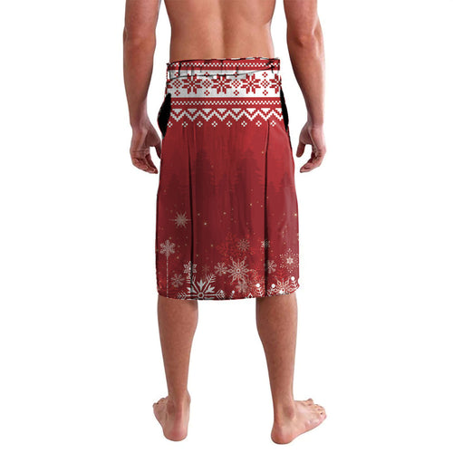 Australia Sulphur-crested Cockatoo Christmas Personalised Lavalava Aussie Golden Wattle Merry Xmas