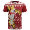 Australia Sulphur-crested Cockatoo Christmas Personalised T Shirt Aussie Golden Wattle Merry Xmas