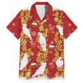 Australia Sulphur-crested Cockatoo Christmas Hawaiian Shirt Aussie Golden Wattle Seamless Style