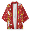 Australia Sulphur-crested Cockatoo Christmas Kimono Aussie Golden Wattle Seamless Style