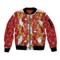 Australia Sulphur-crested Cockatoo Christmas Sleeve Zip Bomber Jacket Aussie Golden Wattle Seamless Style