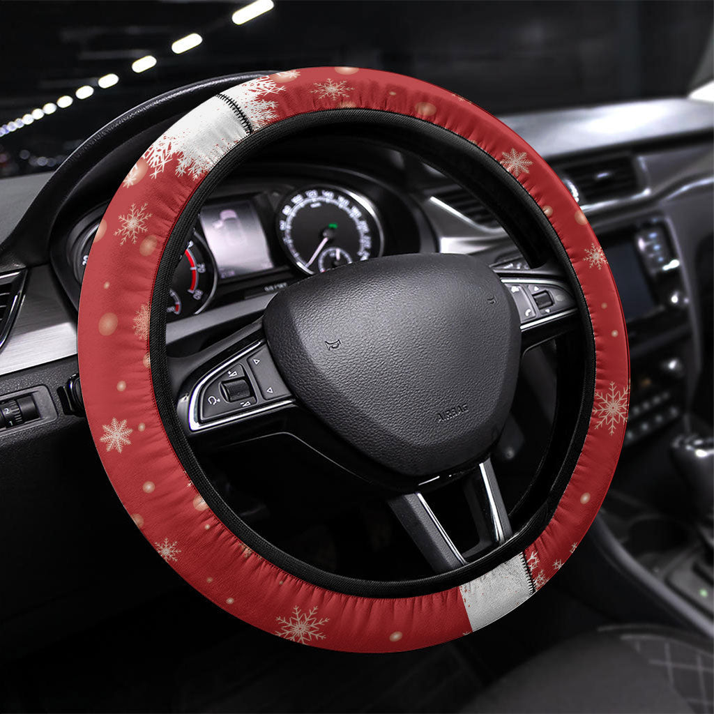 Australia Sulphur-crested Cockatoo Christmas Steering Wheel Cover Aussie Golden Wattle Seamless Style