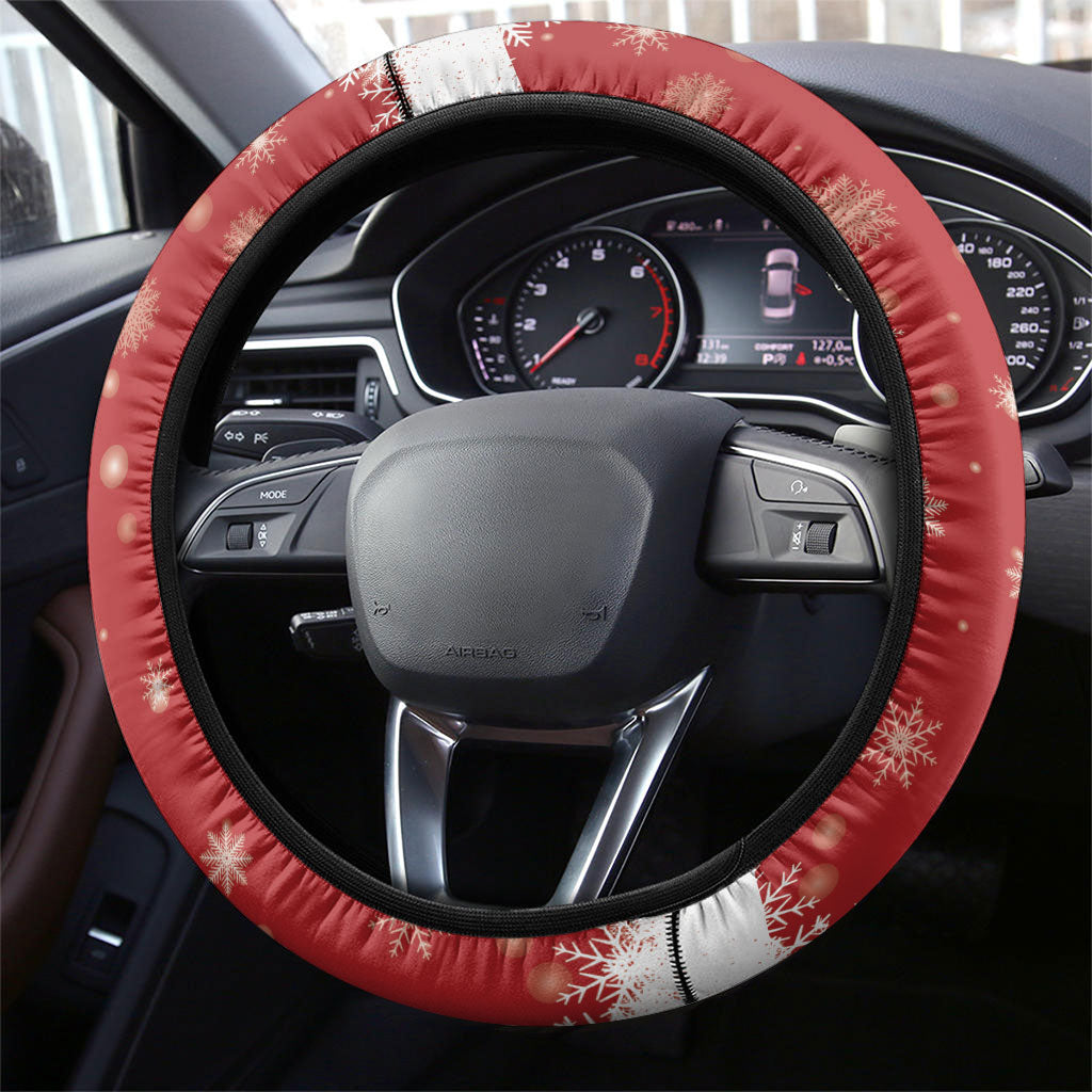 Australia Sulphur-crested Cockatoo Christmas Steering Wheel Cover Aussie Golden Wattle Seamless Style