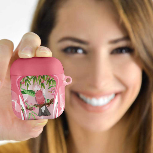 Galah Cockatoo Australia AirPods Case Aussie Native Eucalyptus Caesia Flowers