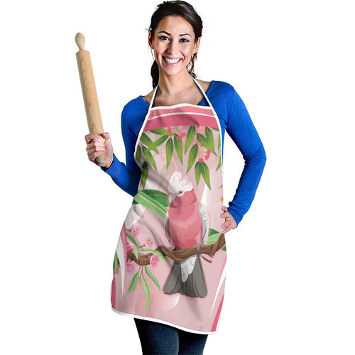 Galah Cockatoo Australia Apron Aussie Native Eucalyptus Caesia Flowers
