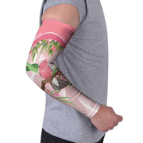 Galah Cockatoo Australia Arm Sleeves Aussie Native Eucalyptus Caesia Flowers