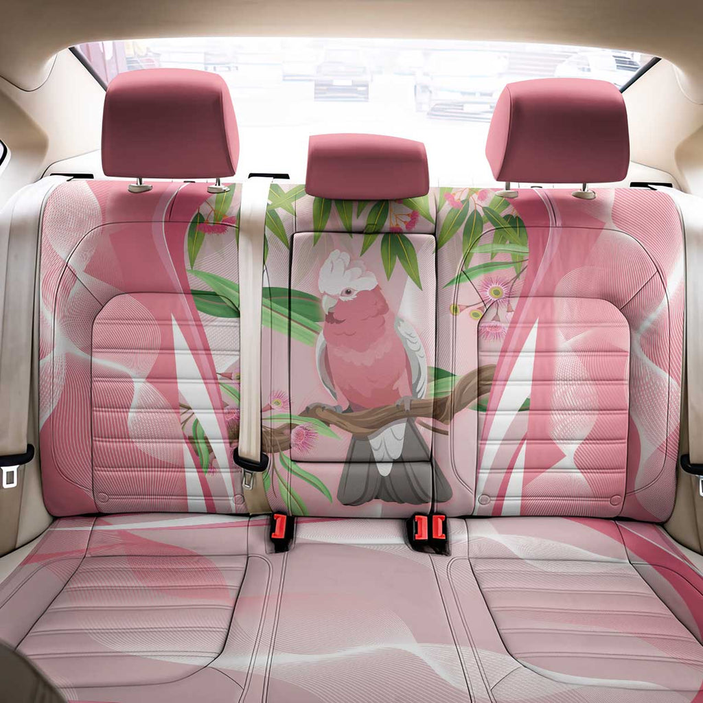 Galah Cockatoo Australia Back Car Seat Cover Aussie Native Eucalyptus Caesia Flowers