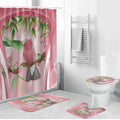 Galah Cockatoo Australia Bathroom Set Aussie Native Eucalyptus Caesia Flowers