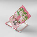 Galah Cockatoo Australia Canvas Wall Art Aussie Native Eucalyptus Caesia Flowers