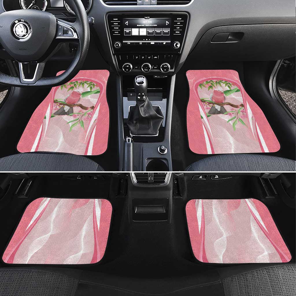Galah Cockatoo Australia Car Mats Aussie Native Eucalyptus Caesia Flowers
