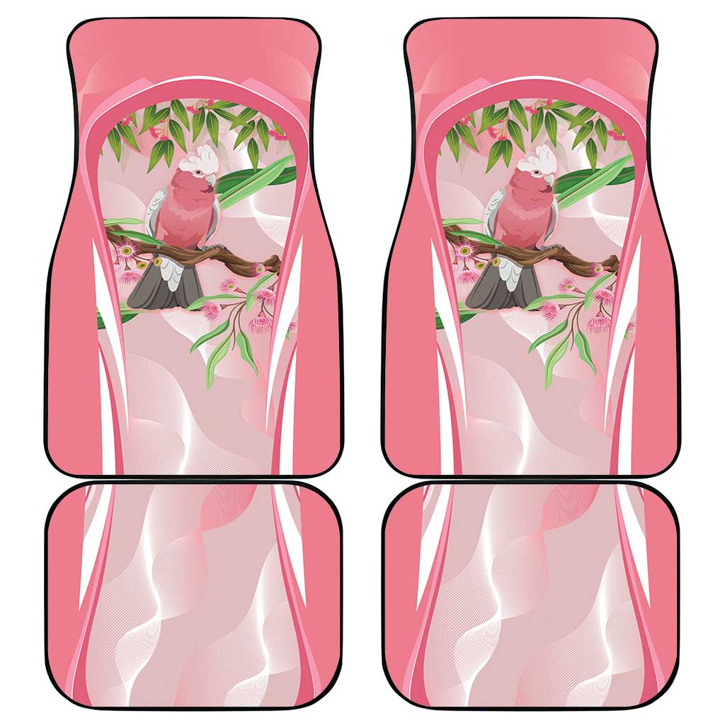 Galah Cockatoo Australia Car Mats Aussie Native Eucalyptus Caesia Flowers