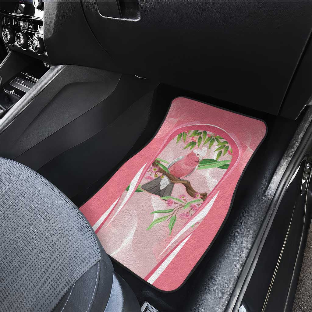 Galah Cockatoo Australia Car Mats Aussie Native Eucalyptus Caesia Flowers