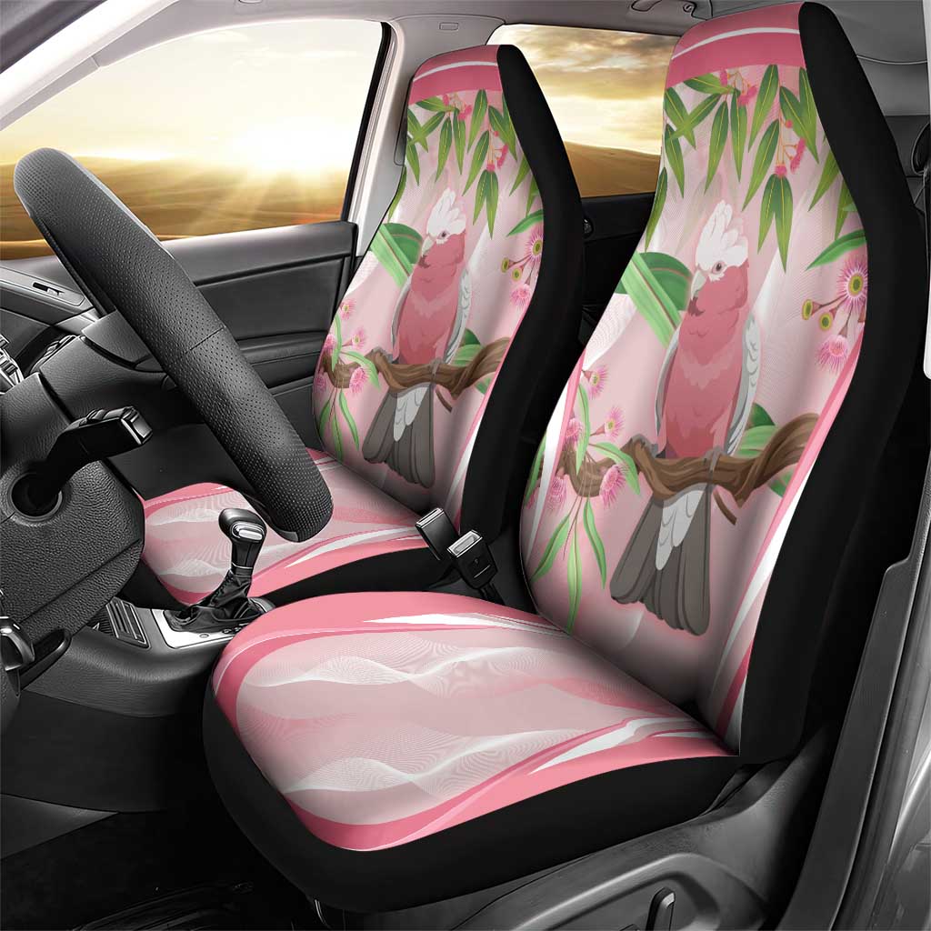 Galah Cockatoo Australia Car Seat Cover Aussie Native Eucalyptus Caesia Flowers