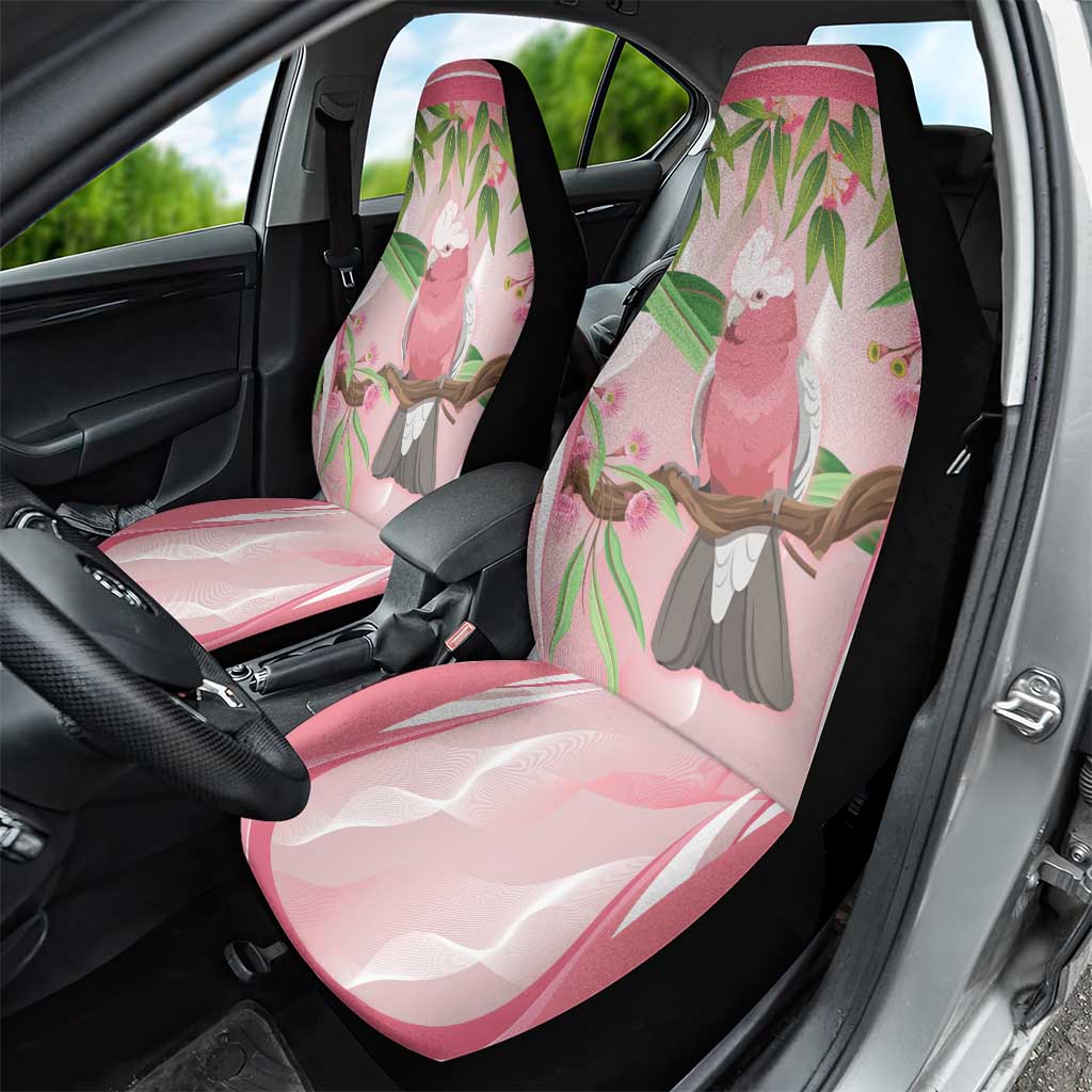 Galah Cockatoo Australia Car Seat Cover Aussie Native Eucalyptus Caesia Flowers